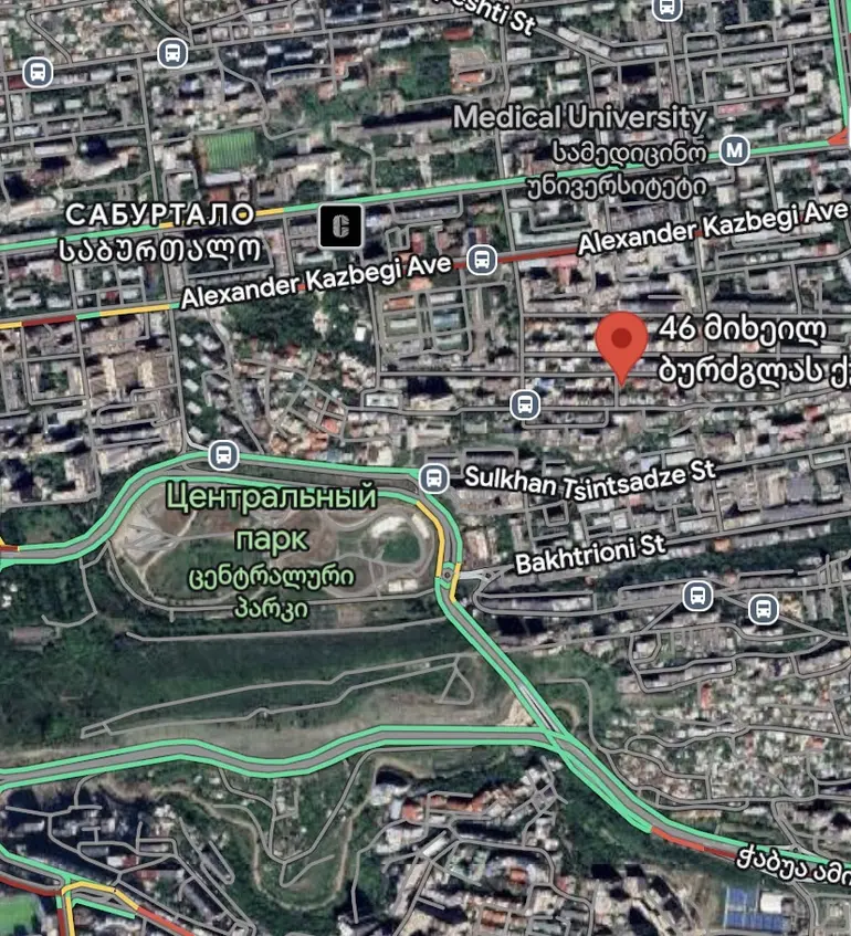1-საძინებლიანი ბინა, მიხეილ ბურძგლას ქუჩა