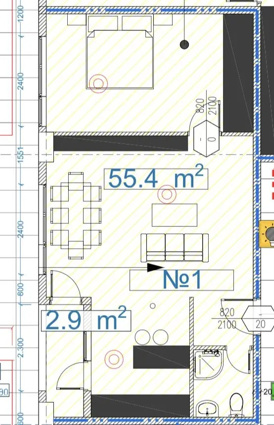 2部屋のマンション、Vazisubani, 8th Legion