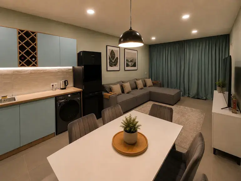 1-bedroom apartment, Dighomi Massive 5th Block