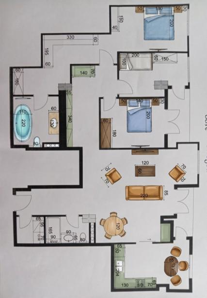 4-Zimmer-Wohnung, სელიმ ხიმშიაშვილის ქუჩა